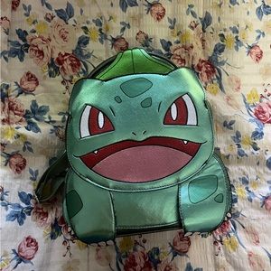 Metallic Bulbasaur Loungefly mini backpack